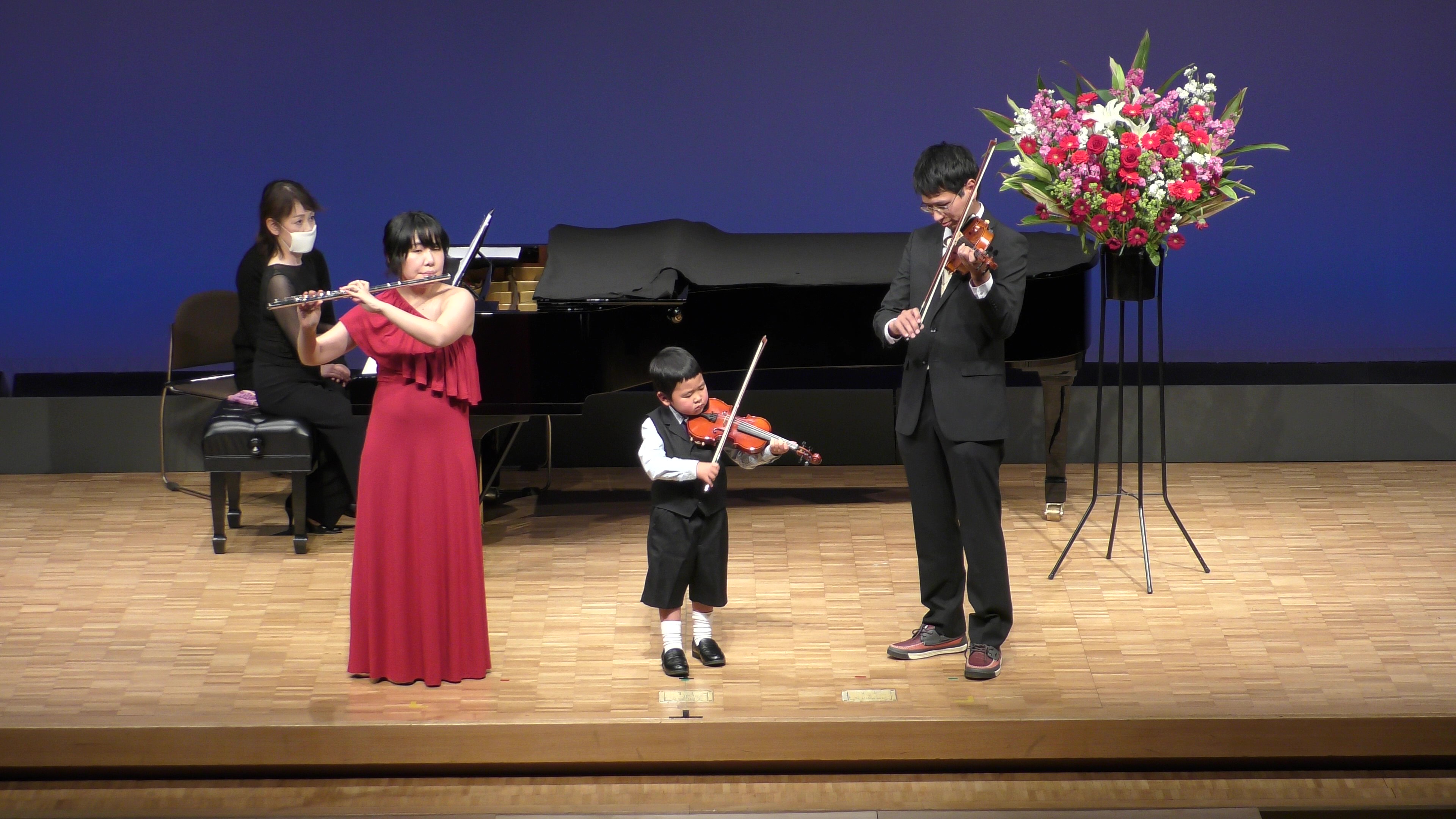 ヴァイオリン発表会_家族で